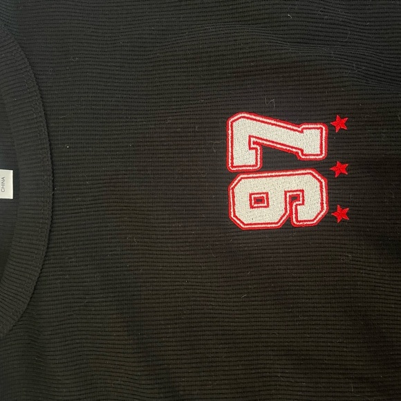 Black T-Shirt with Red '97' Design - Picture 2 of 3